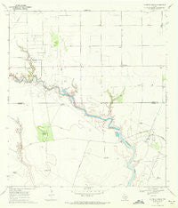 Laureles Ranch Texas Historical topographic map, 1:24000 scale, 7.5 X 7.5 Minute, Year 1969