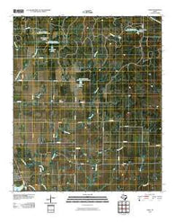 Lawn Texas Historical topographic map, 1:24000 scale, 7.5 X 7.5 Minute, Year 2010
