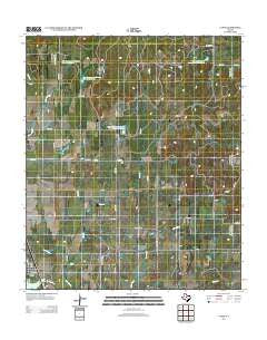 Lawn Texas Historical topographic map, 1:24000 scale, 7.5 X 7.5 Minute, Year 2012