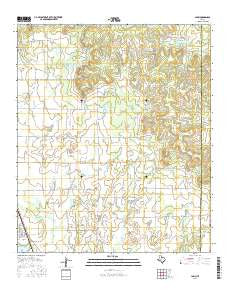 Lawn Texas Current topographic map, 1:24000 scale, 7.5 X 7.5 Minute, Year 2016