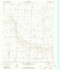 Lazbuddie Texas Historical topographic map, 1:24000 scale, 7.5 X 7.5 Minute, Year 1963