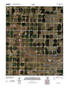 Lazbuddie Texas Historical topographic map, 1:24000 scale, 7.5 X 7.5 Minute, Year 2010