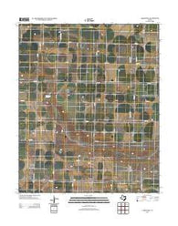 Lazbuddie Texas Historical topographic map, 1:24000 scale, 7.5 X 7.5 Minute, Year 2012