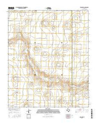 Lazbuddie Texas Current topographic map, 1:24000 scale, 7.5 X 7.5 Minute, Year 2016
