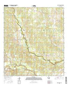 Lazy F Ranch Texas Current topographic map, 1:24000 scale, 7.5 X 7.5 Minute, Year 2016