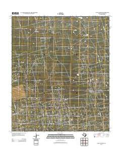 Lazy X Ranch Texas Historical topographic map, 1:24000 scale, 7.5 X 7.5 Minute, Year 2012