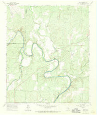 Leaday Texas Historical topographic map, 1:24000 scale, 7.5 X 7.5 Minute, Year 1967