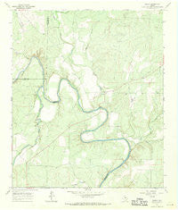 Leaday Texas Historical topographic map, 1:24000 scale, 7.5 X 7.5 Minute, Year 1967