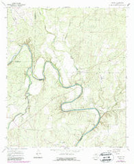 Leaday Texas Historical topographic map, 1:24000 scale, 7.5 X 7.5 Minute, Year 1967