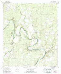 Leaday Texas Historical topographic map, 1:24000 scale, 7.5 X 7.5 Minute, Year 1967