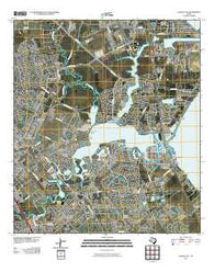 League City Texas Historical topographic map, 1:24000 scale, 7.5 X 7.5 Minute, Year 2010