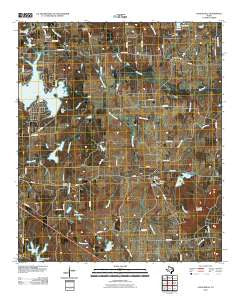 Leagueville Texas Historical topographic map, 1:24000 scale, 7.5 X 7.5 Minute, Year 2010