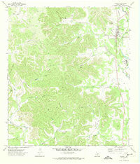 Leakey Texas Historical topographic map, 1:24000 scale, 7.5 X 7.5 Minute, Year 1971