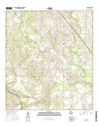Leal Texas Current topographic map, 1:24000 scale, 7.5 X 7.5 Minute, Year 2016