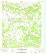 Leander Texas Historical topographic map, 1:24000 scale, 7.5 X 7.5 Minute, Year 1962