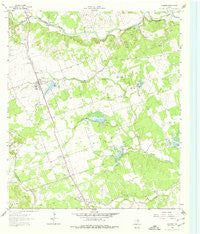 Leander Texas Historical topographic map, 1:24000 scale, 7.5 X 7.5 Minute, Year 1962