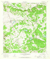Leander Texas Historical topographic map, 1:24000 scale, 7.5 X 7.5 Minute, Year 1962