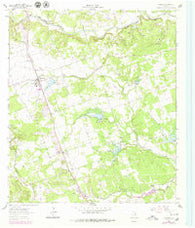 Leander Texas Historical topographic map, 1:24000 scale, 7.5 X 7.5 Minute, Year 1962