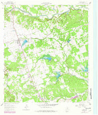 Leander Texas Historical topographic map, 1:24000 scale, 7.5 X 7.5 Minute, Year 1962