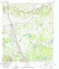 Leander Texas Historical topographic map, 1:24000 scale, 7.5 X 7.5 Minute, Year 1987