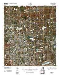 Leander Texas Historical topographic map, 1:24000 scale, 7.5 X 7.5 Minute, Year 2010