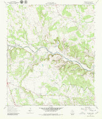 Leander NE Texas Historical topographic map, 1:24000 scale, 7.5 X 7.5 Minute, Year 1962