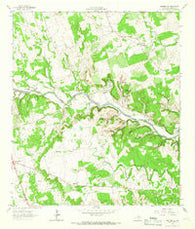 Leander NE Texas Historical topographic map, 1:24000 scale, 7.5 X 7.5 Minute, Year 1962