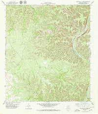 Lechuguilla Creek Texas Historical topographic map, 1:24000 scale, 7.5 X 7.5 Minute, Year 1979