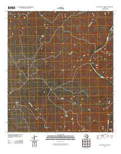 Lechuguilla Creek Texas Historical topographic map, 1:24000 scale, 7.5 X 7.5 Minute, Year 2010