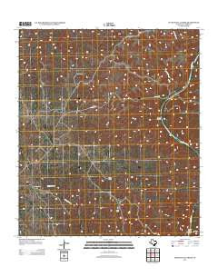 Lechuguilla Creek Texas Historical topographic map, 1:24000 scale, 7.5 X 7.5 Minute, Year 2013