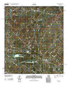 Ledbetter Texas Historical topographic map, 1:24000 scale, 7.5 X 7.5 Minute, Year 2010