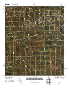 Lees Texas Historical topographic map, 1:24000 scale, 7.5 X 7.5 Minute, Year 2010