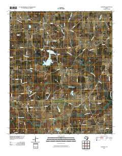 Leesburg Texas Historical topographic map, 1:24000 scale, 7.5 X 7.5 Minute, Year 2010