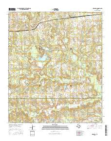 Leesburg Texas Current topographic map, 1:24000 scale, 7.5 X 7.5 Minute, Year 2016