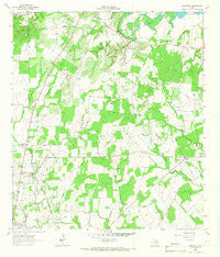 Leesville Texas Historical topographic map, 1:24000 scale, 7.5 X 7.5 Minute, Year 1962