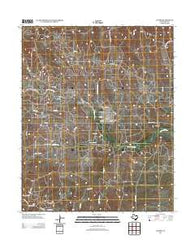 Lefors Texas Historical topographic map, 1:24000 scale, 7.5 X 7.5 Minute, Year 2012