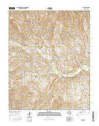 Lefors Texas Current topographic map, 1:24000 scale, 7.5 X 7.5 Minute, Year 2016