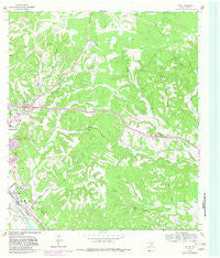 Legion Texas Historical topographic map, 1:24000 scale, 7.5 X 7.5 Minute, Year 1964