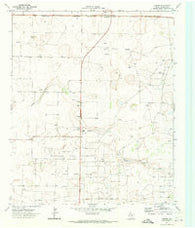 Lehman Texas Historical topographic map, 1:24000 scale, 7.5 X 7.5 Minute, Year 1969
