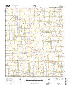 Lehman Texas Current topographic map, 1:24000 scale, 7.5 X 7.5 Minute, Year 2016