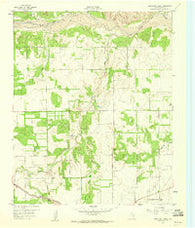Lelia Lake Creek Texas Historical topographic map, 1:24000 scale, 7.5 X 7.5 Minute, Year 1959