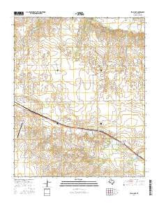 Lelia Lake Texas Current topographic map, 1:24000 scale, 7.5 X 7.5 Minute, Year 2016
