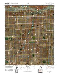 Lelia Lake Creek Texas Historical topographic map, 1:24000 scale, 7.5 X 7.5 Minute, Year 2010