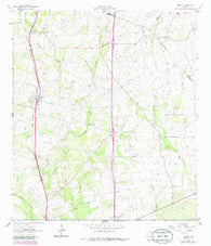 Leming Texas Historical topographic map, 1:24000 scale, 7.5 X 7.5 Minute, Year 1964