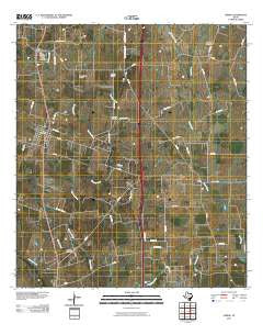 Leming Texas Historical topographic map, 1:24000 scale, 7.5 X 7.5 Minute, Year 2010