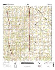 Leming Texas Current topographic map, 1:24000 scale, 7.5 X 7.5 Minute, Year 2016
