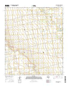 Lenorah East Texas Current topographic map, 1:24000 scale, 7.5 X 7.5 Minute, Year 2016