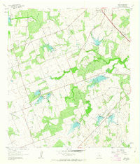 Lenz Texas Historical topographic map, 1:24000 scale, 7.5 X 7.5 Minute, Year 1961