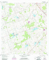 Lenz Texas Historical topographic map, 1:24000 scale, 7.5 X 7.5 Minute, Year 1961
