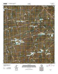 Lenz Texas Historical topographic map, 1:24000 scale, 7.5 X 7.5 Minute, Year 2010